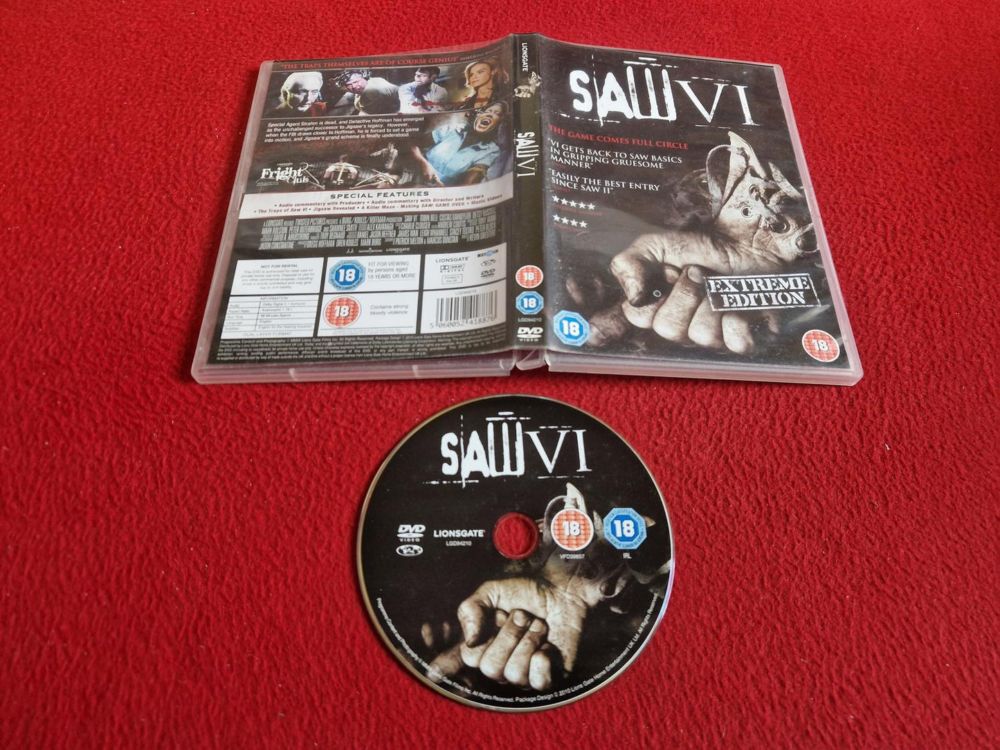 SAW VI DVD