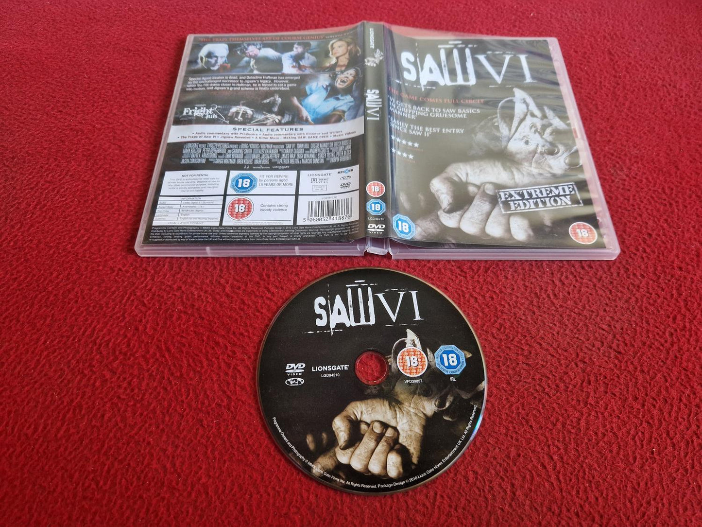 SAW VI DVD