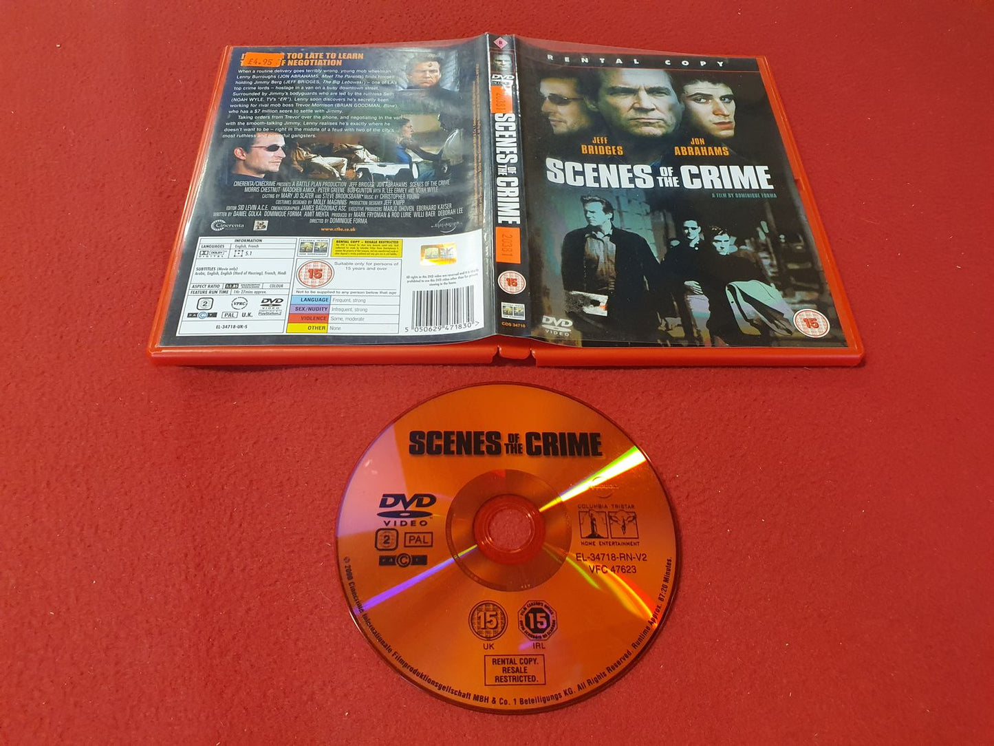 SCENES OF THE CRIME till DVD