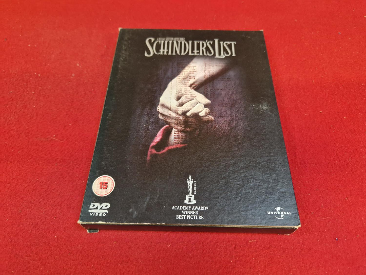 SCHINDLER'S LIST BOX till DVD