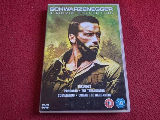 SCHWARZENEGGER 4 MOVIE COLLECTION BOX DVD
