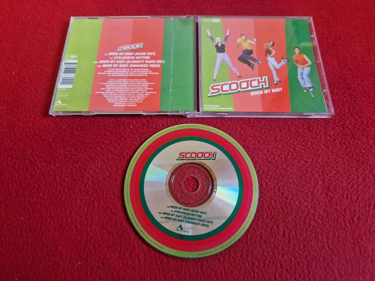 SCOOCH WHEN MY BABY CD