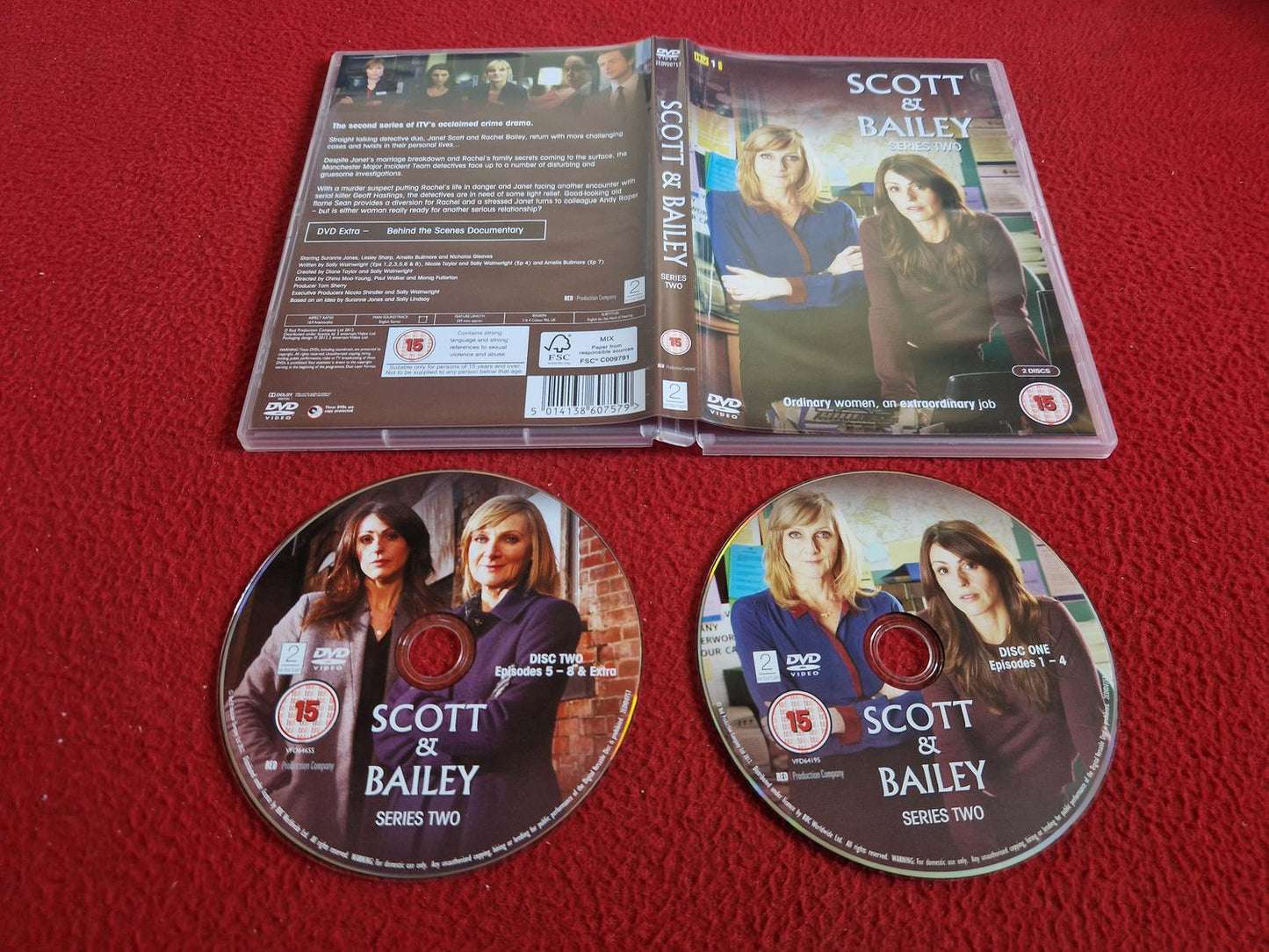 SCOTT & BAILEY SERIES 2 DVD