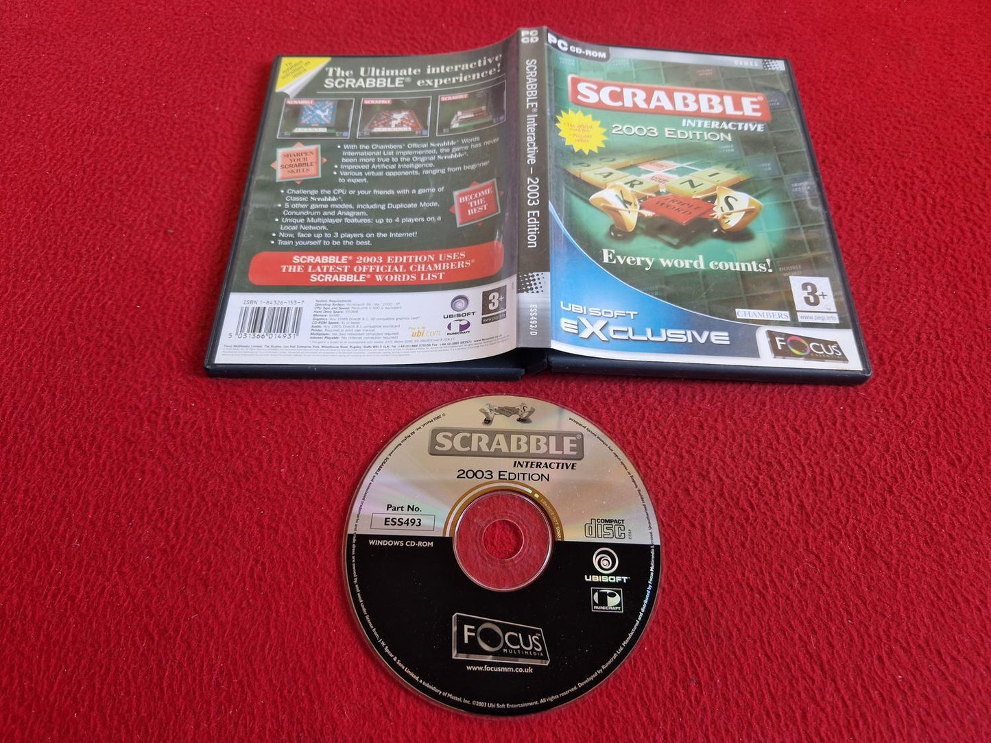 SCRABBLE INTERACTIVE 2003 EDITION till PC