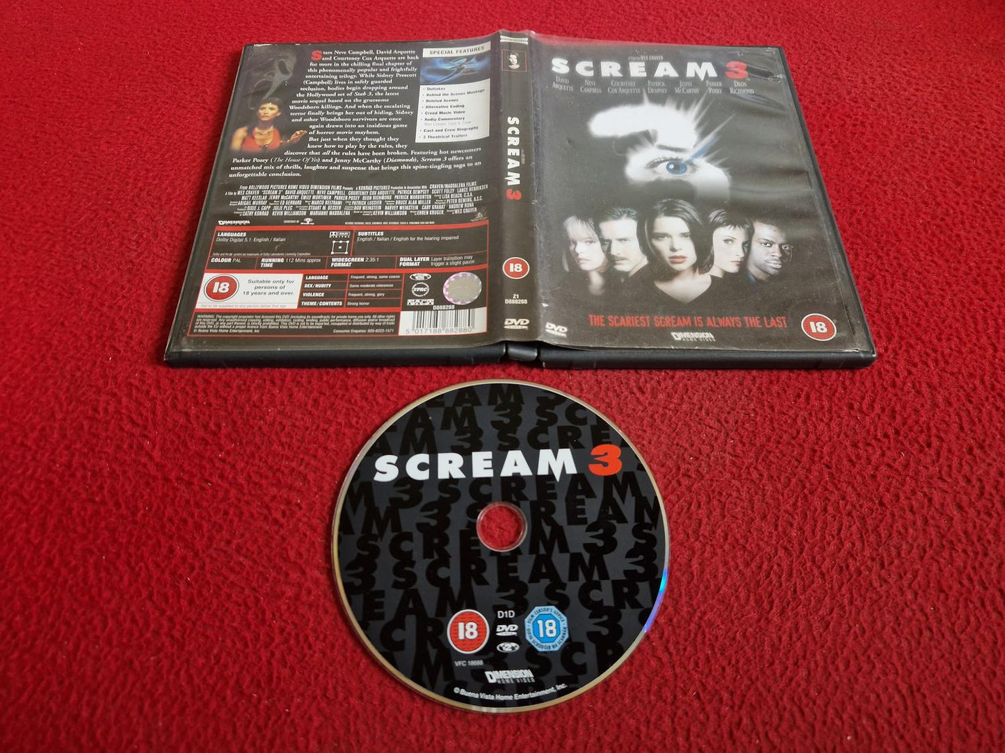 SCREAM 3 DVD