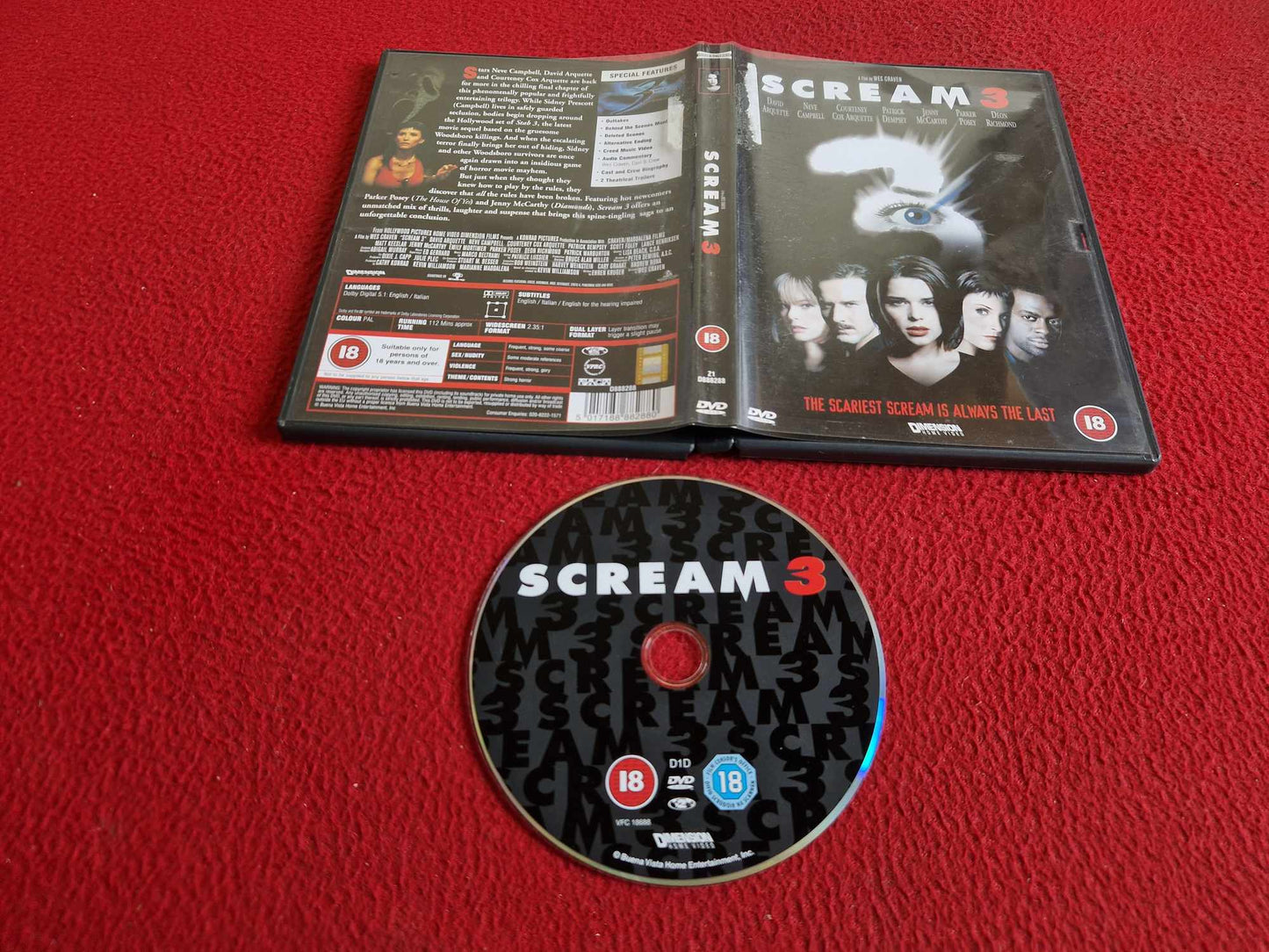 SCREAM 3 DVD
