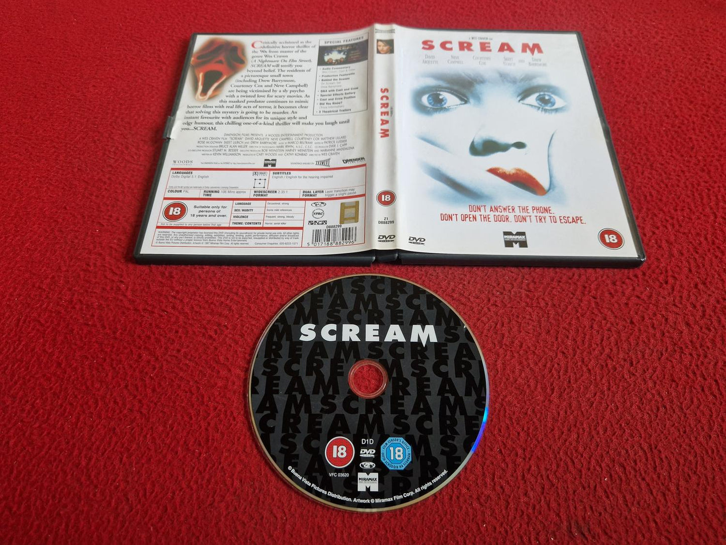 SCREAM DVD