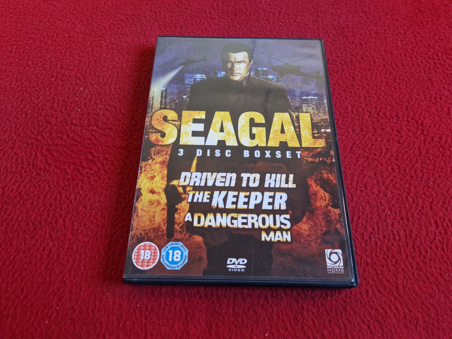 SEAGAL - DRIVEN TO KILL / THE KEEPER / A DANGEROUS MAN BOX DVD