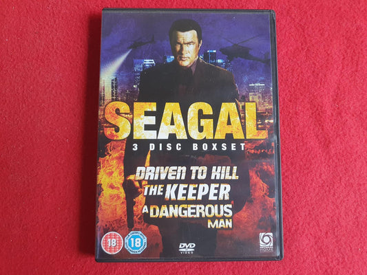 SEAGAL DRIVEN TO KILL / THE KEEPER / A DANGEROUS MAN BOX till DVD