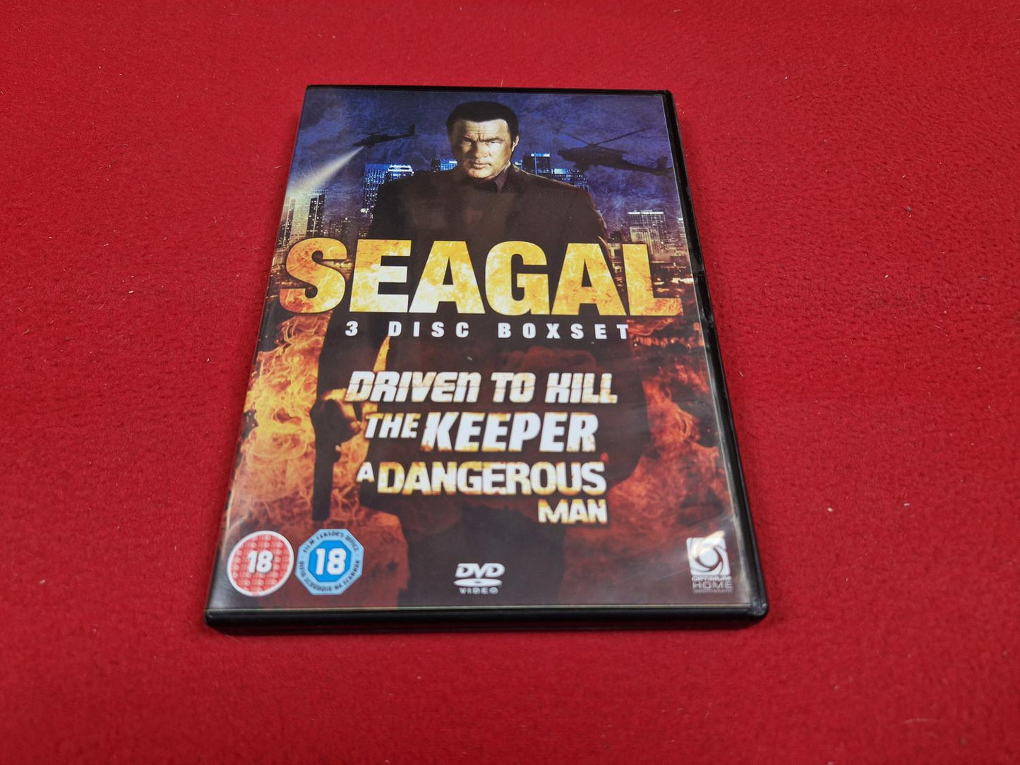 SEAGAL DRIVEN TO KILL / THE KEEPER / A DANGEROUS MAN BOX till DVD