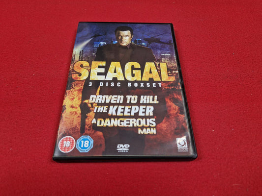 SEAGAL DRIVEN TO KILL / THE KEEPER / A DANGEROUS MAN BOX till DVD