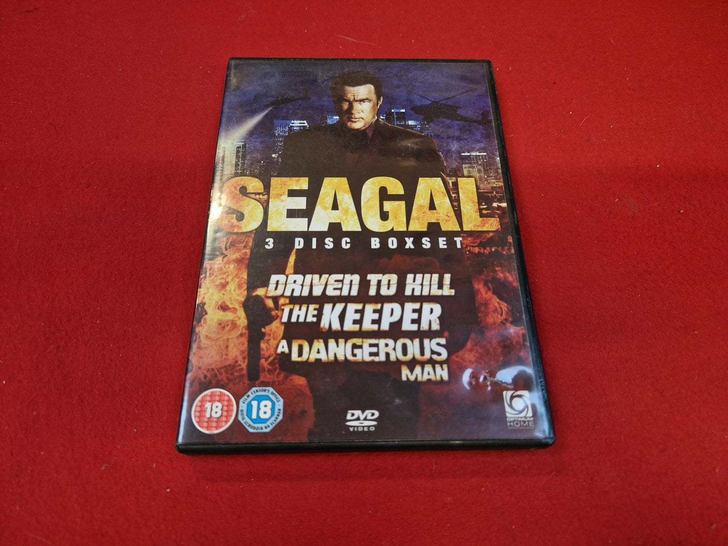 SEAGAL DRIVEN TO KILL / THE KEEPER / A DANGEROUS MAN BOX till DVD