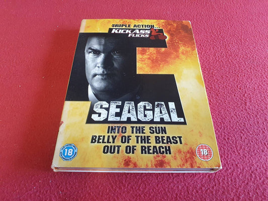SEAGAL INTO THE SUN / BELLY OF THE BEAST / OUT OF REACH BOX till DVD