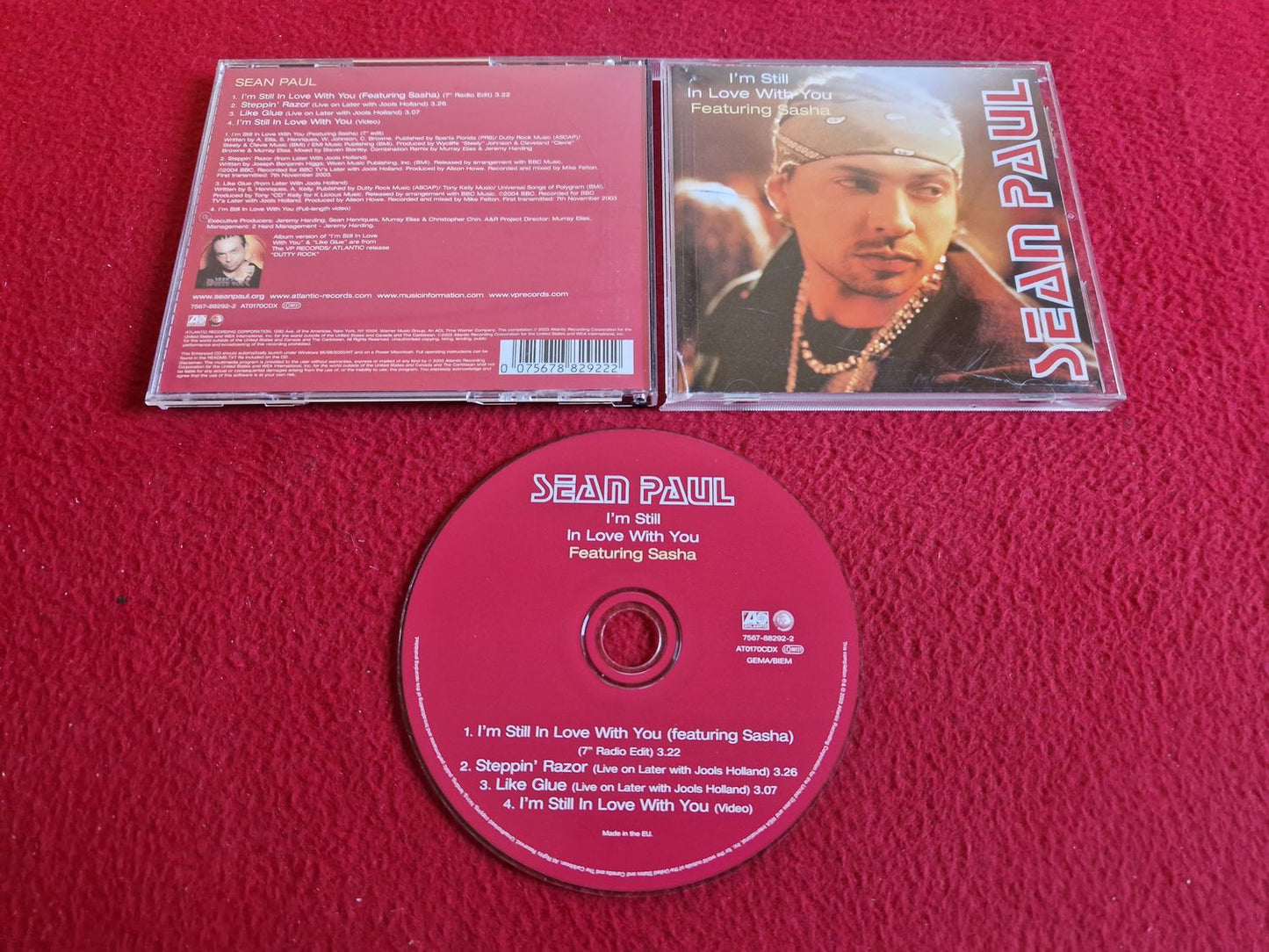 SEAN PAUL I'M STILL IN LOVE YOU FEATURING SASHA CD