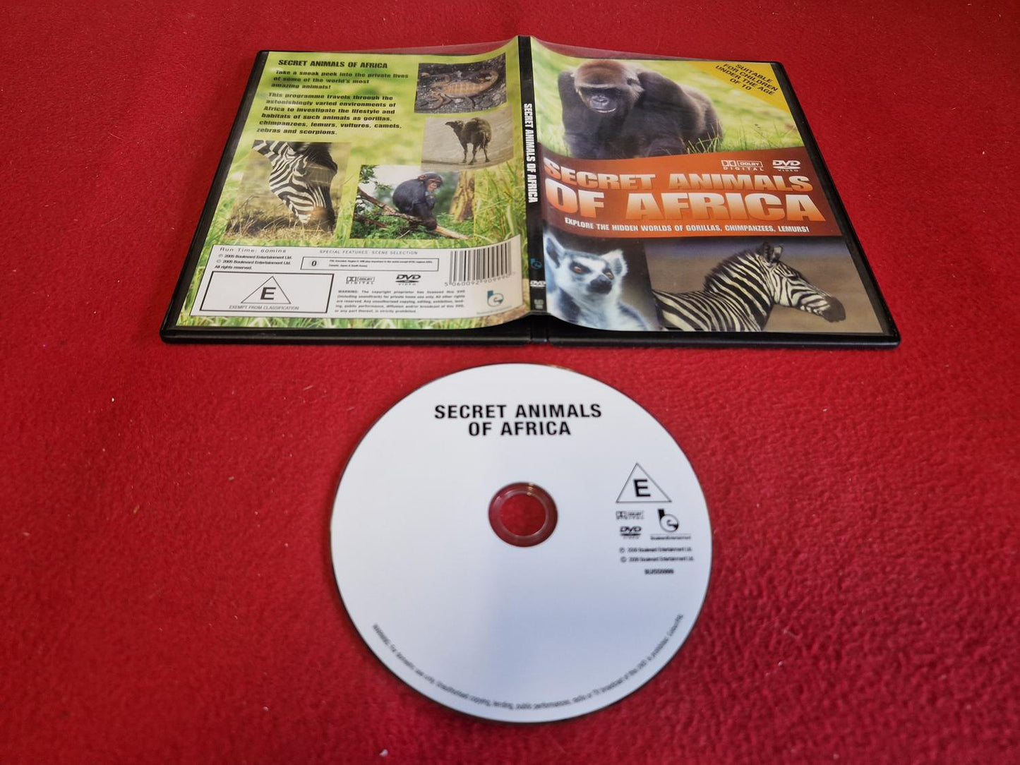 SECRET ANIMALS OF AFRICA till DVD