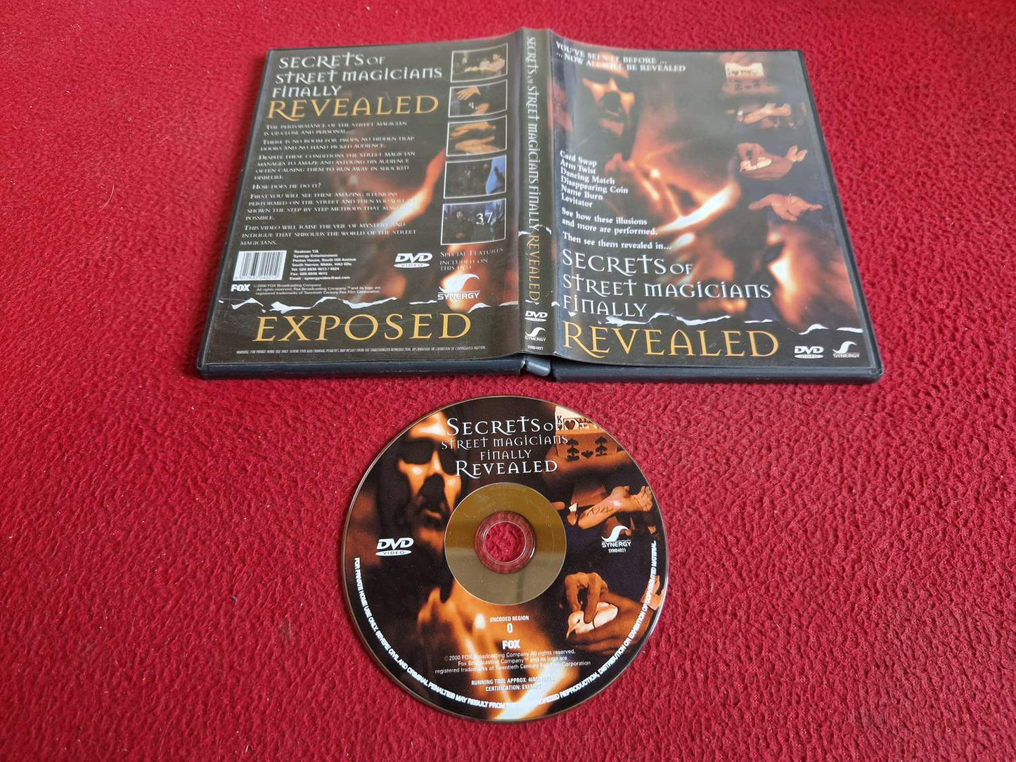 SECRETS OF STREETS MAGICIANS FINALLY REVEALED DVD