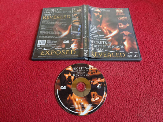 SECRETS OF STREETS MAGICIANS FINALLY REVEALED DVD