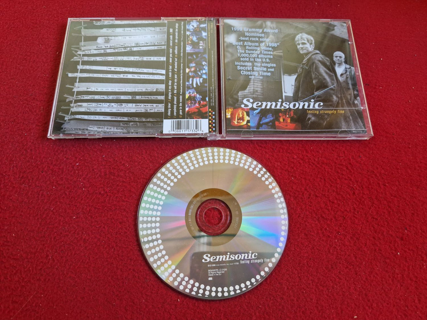 SEMISONIC FEELING STRANGELY FINE till CD