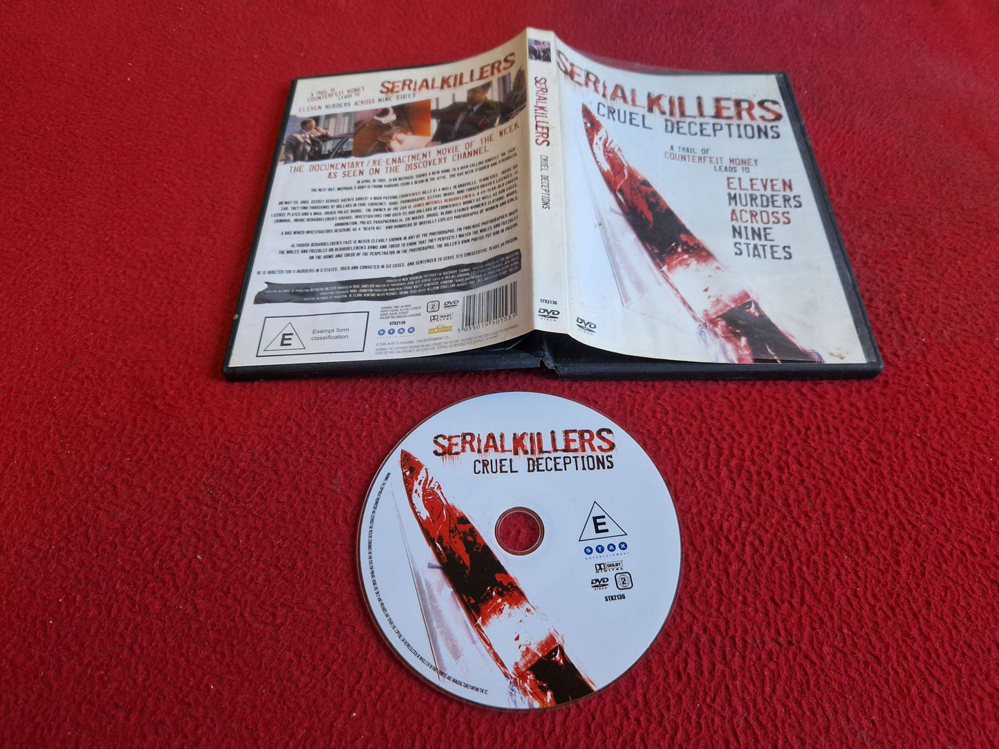 SERIAL KILLERS CRUEL DECEPTIONS DOCUMENTARY / RE-ENACTMENT DVD