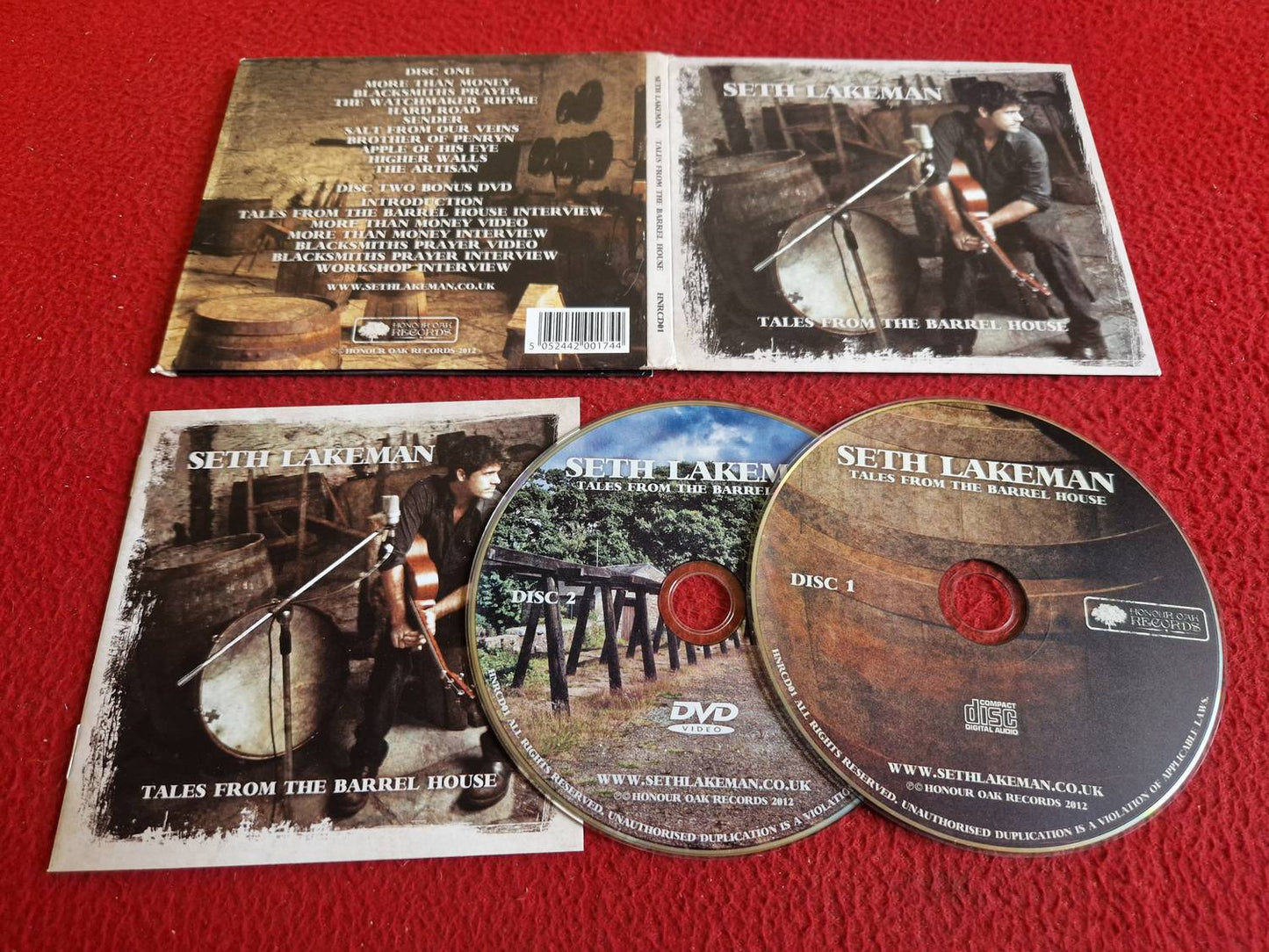 SETH LAKEMAN TALES FROM THE BARREL HOUSE CD