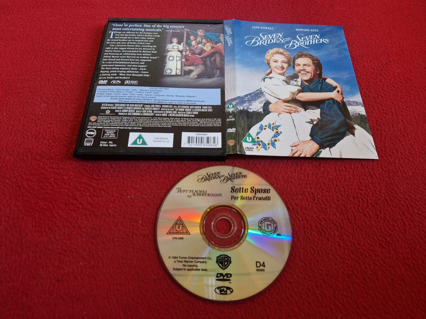 SEVEN BRIDES FOR SEVEN BROTHERS [SNAPCASE] DVD
