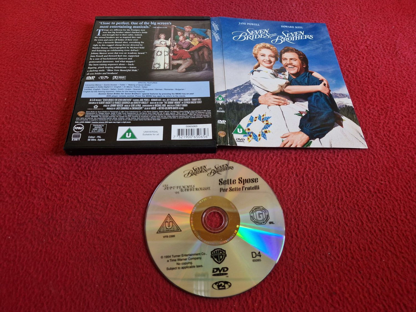 SEVEN BRIDES FOR SEVEN BROTHERS [ SNAPCASE ] DVD