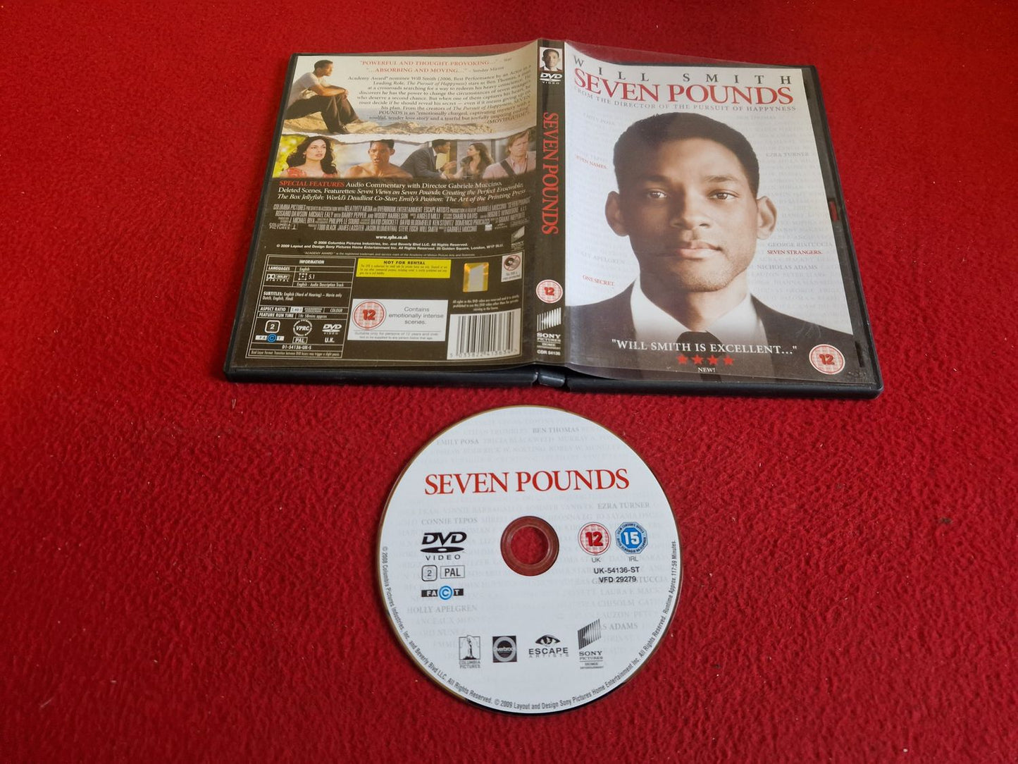 SEVEN POUNDS DVD