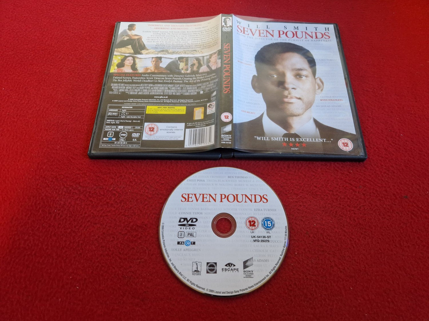 SEVEN POUNDS DVD
