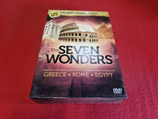 SEVEN WONDERS GREECE - ROME - EGYPT BOX till DVD