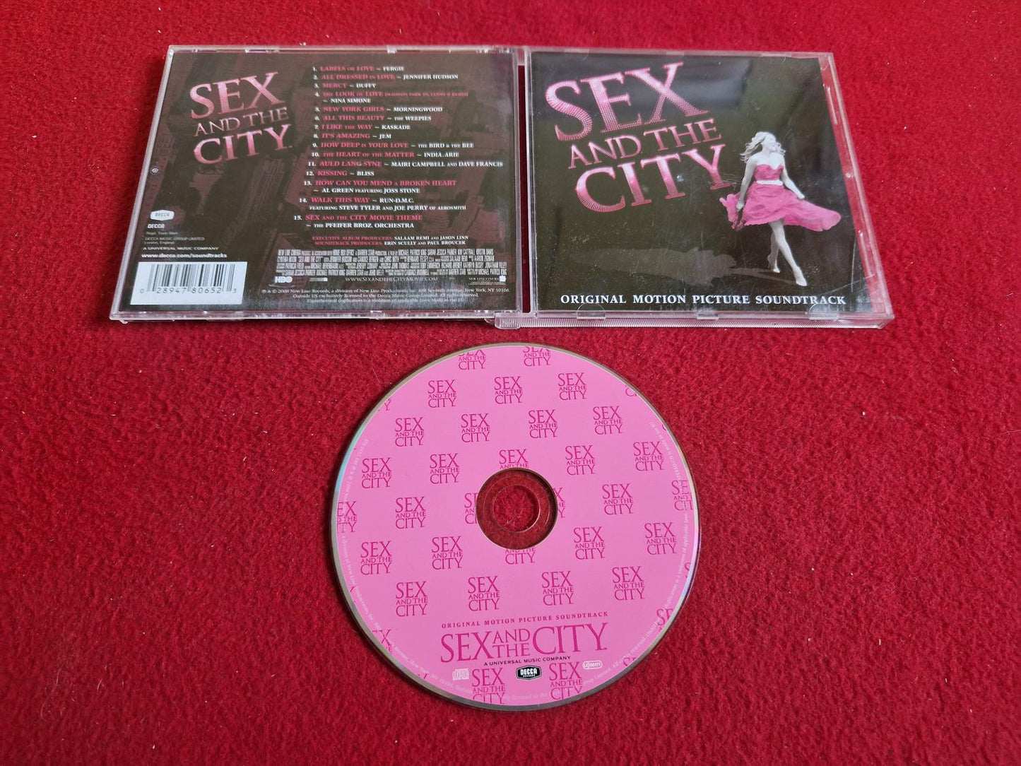 SEX AND THE CITY ORIGINAL MOTION PICTURE SOUNDTRACK till CD