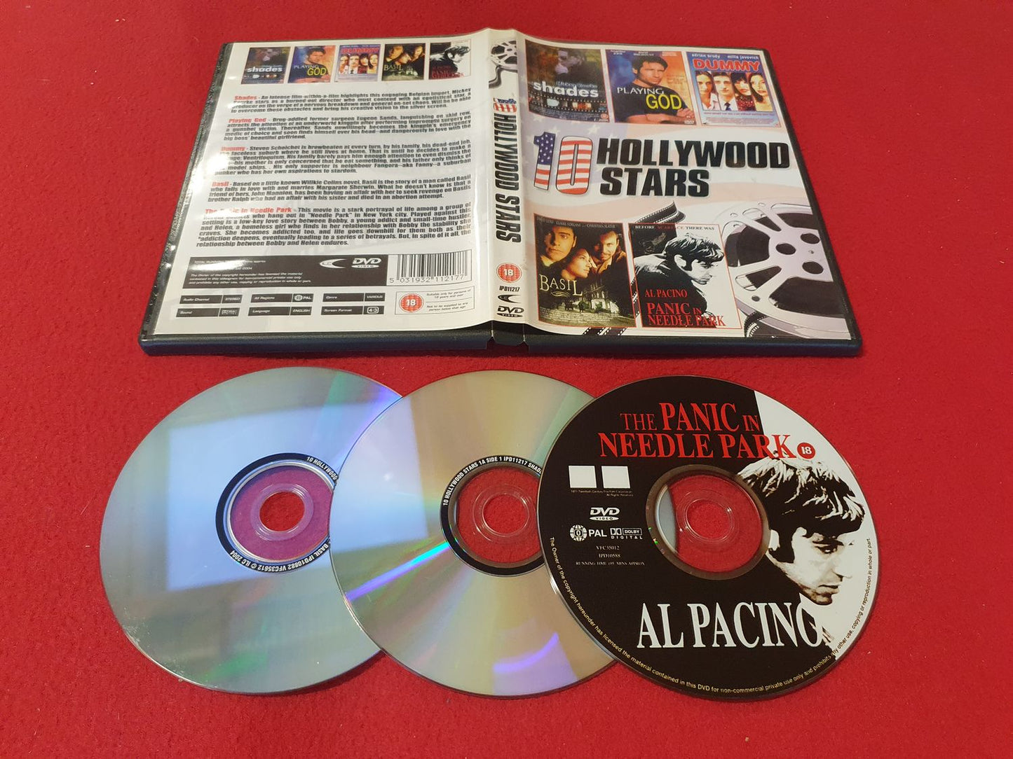 SHADES / PLAYING GOOD / DUMMY / BASIL / PANIC IN NEEDLE PARK till DVD