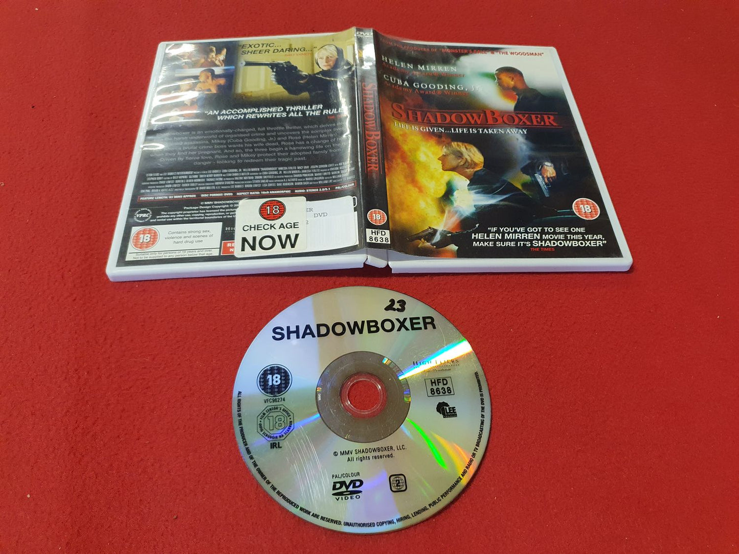 SHADOWBOXER till DVD