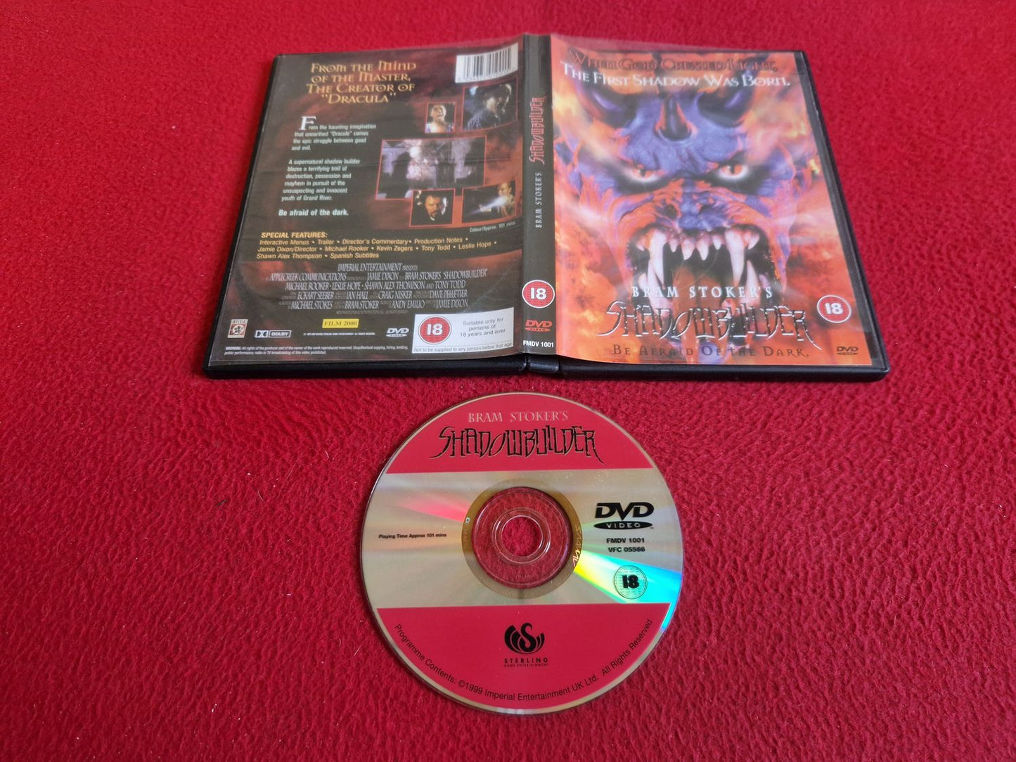 SHADOWBUILDER DVD