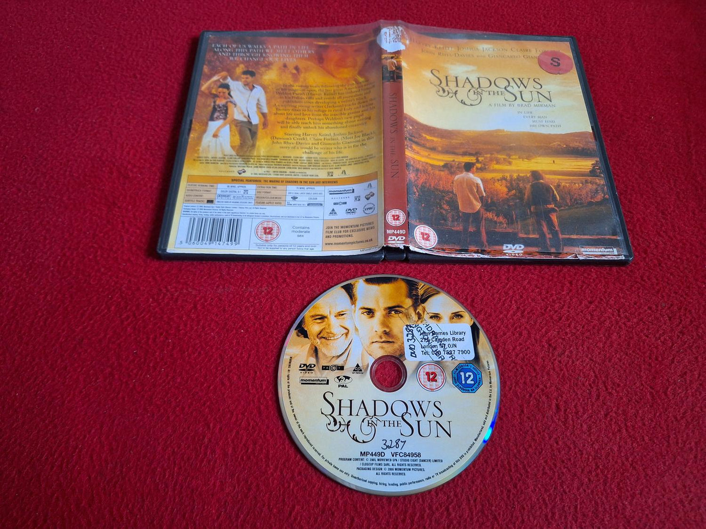 SHADOWS IN THE SUN DVD