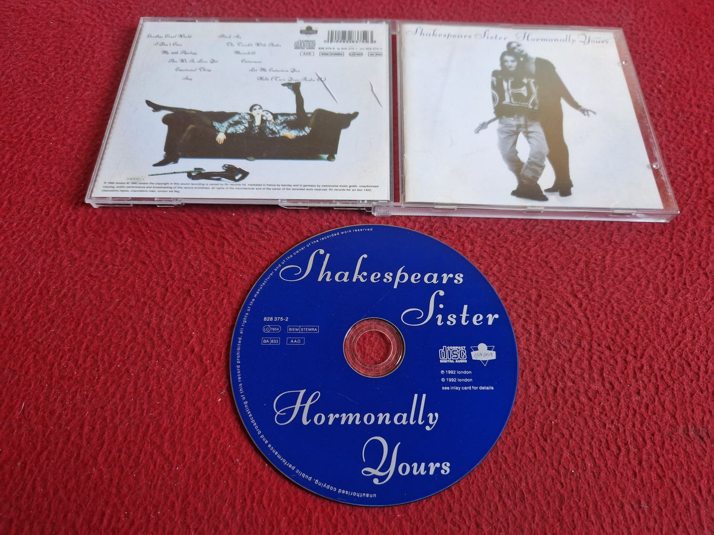 SHAKESPEARS SISTER HORMONALLY YOURS CD