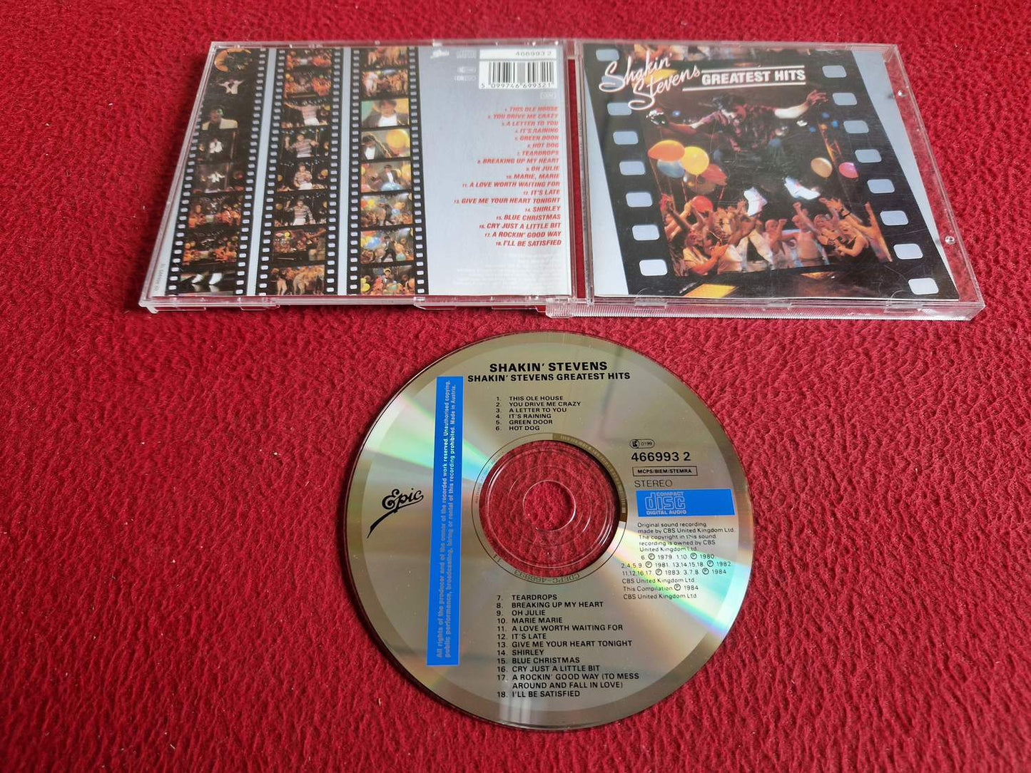 SHAKIN' STEVENS GREATEST HITS CD