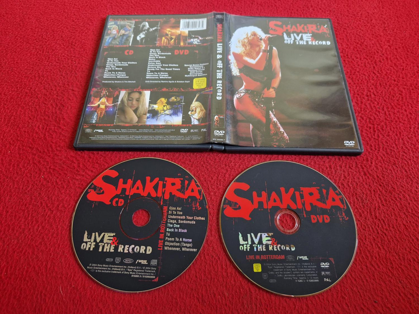 SHAKIRA LIVE OFF THE RECORD DVD / CD