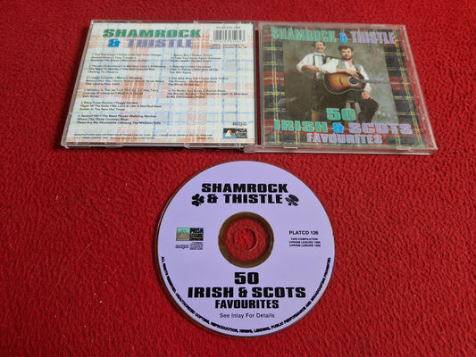 SHAMROCK & THISTLE 50 IRISH & SCOTCH FAVOURITES CD