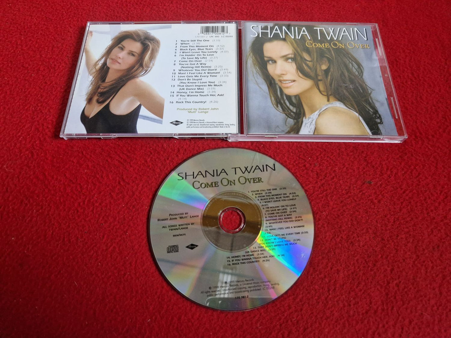 SHANIA TWAIN COME ON OVER CD