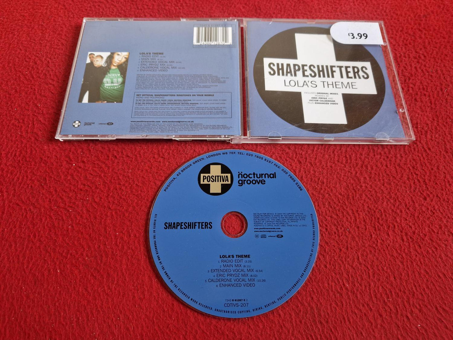 SHAPESHIFTERS LOLA'S THEME CD