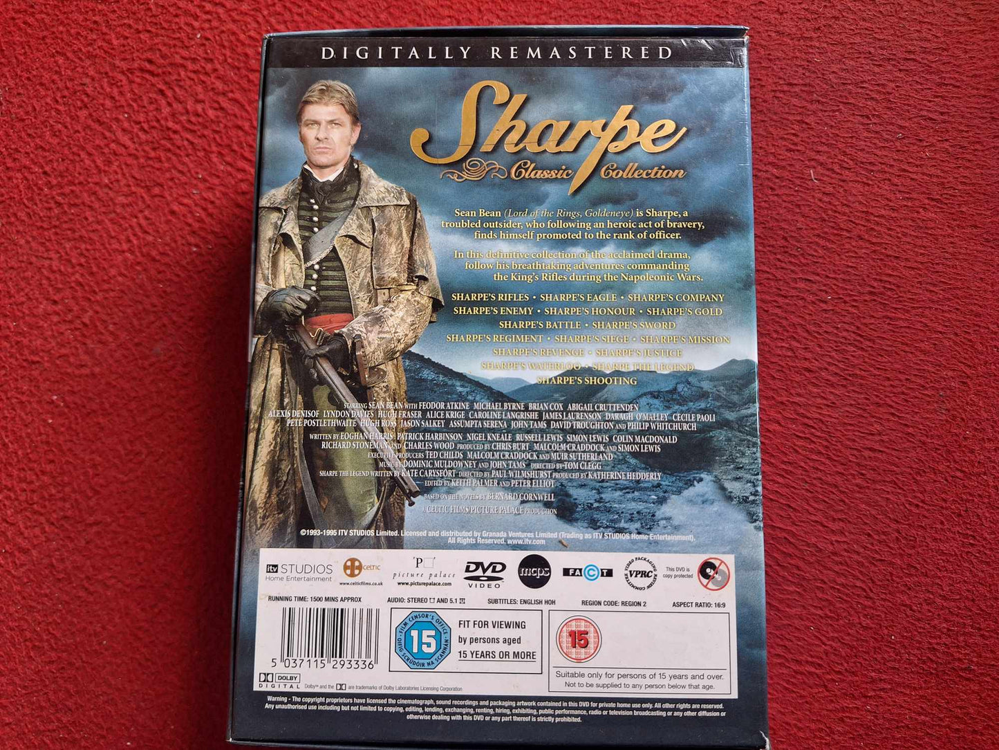 SHARPE THE CLASSIC COLLECTION 14 EPISODES BOX DVD