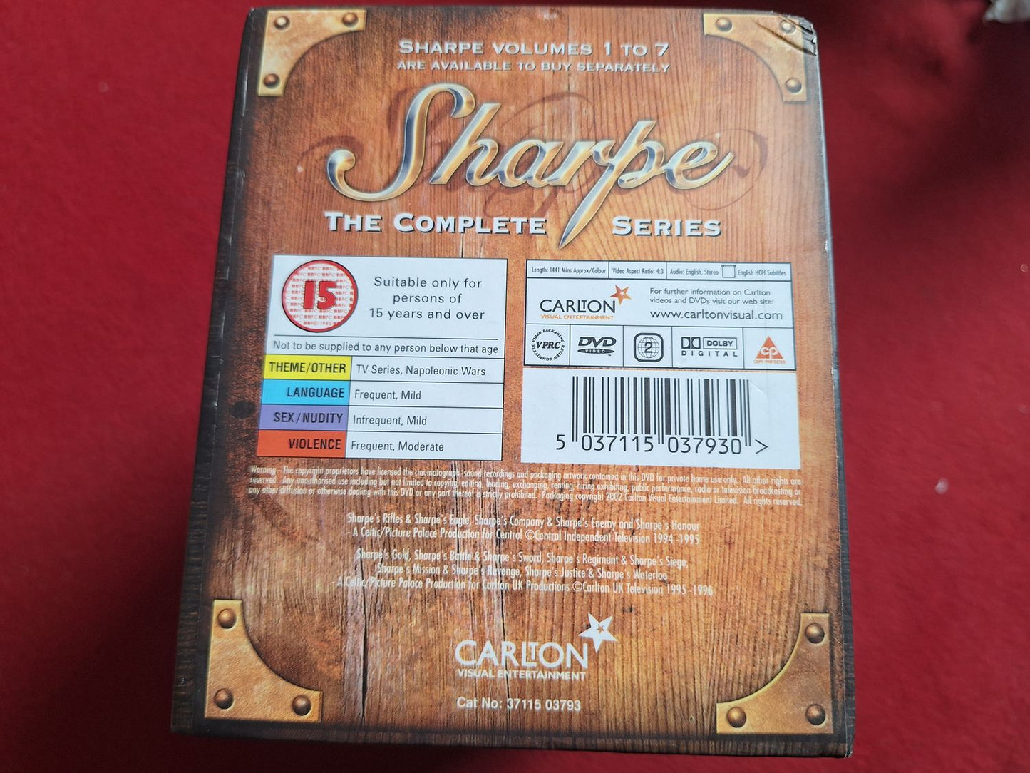 SHARPE THE COMPLETE SERIES [ ENGELSK TEXT ] BOX DVD