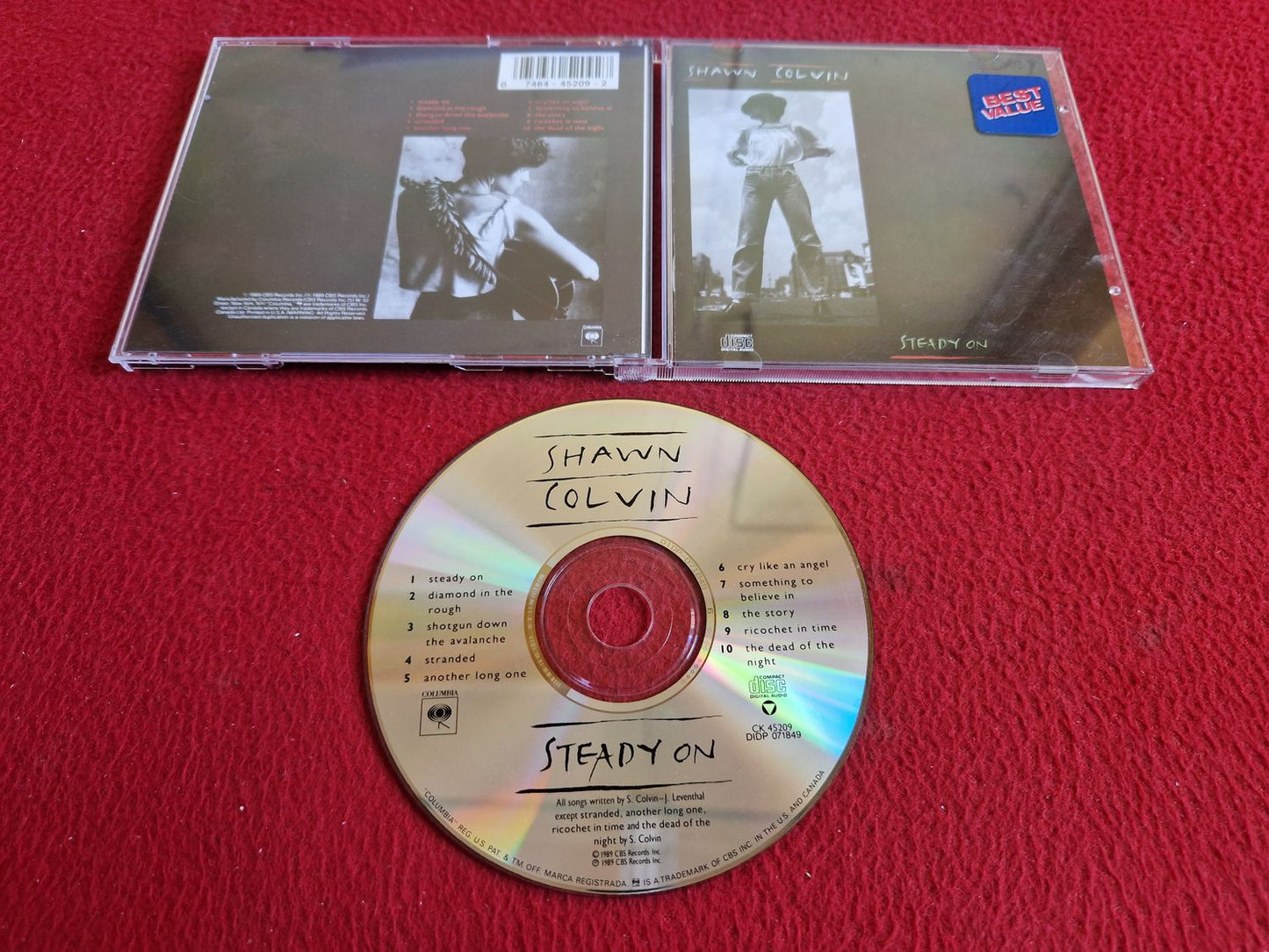 SHAWN COLVIN STEADY ON CD