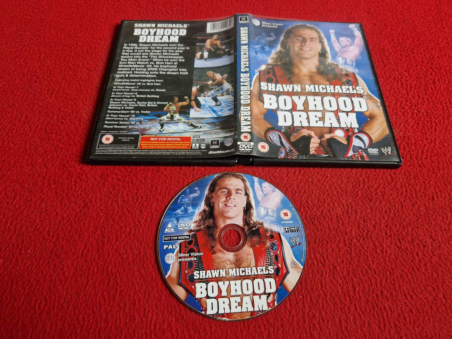SHAWN MICHAELS BOYHOOD DREAM DVD