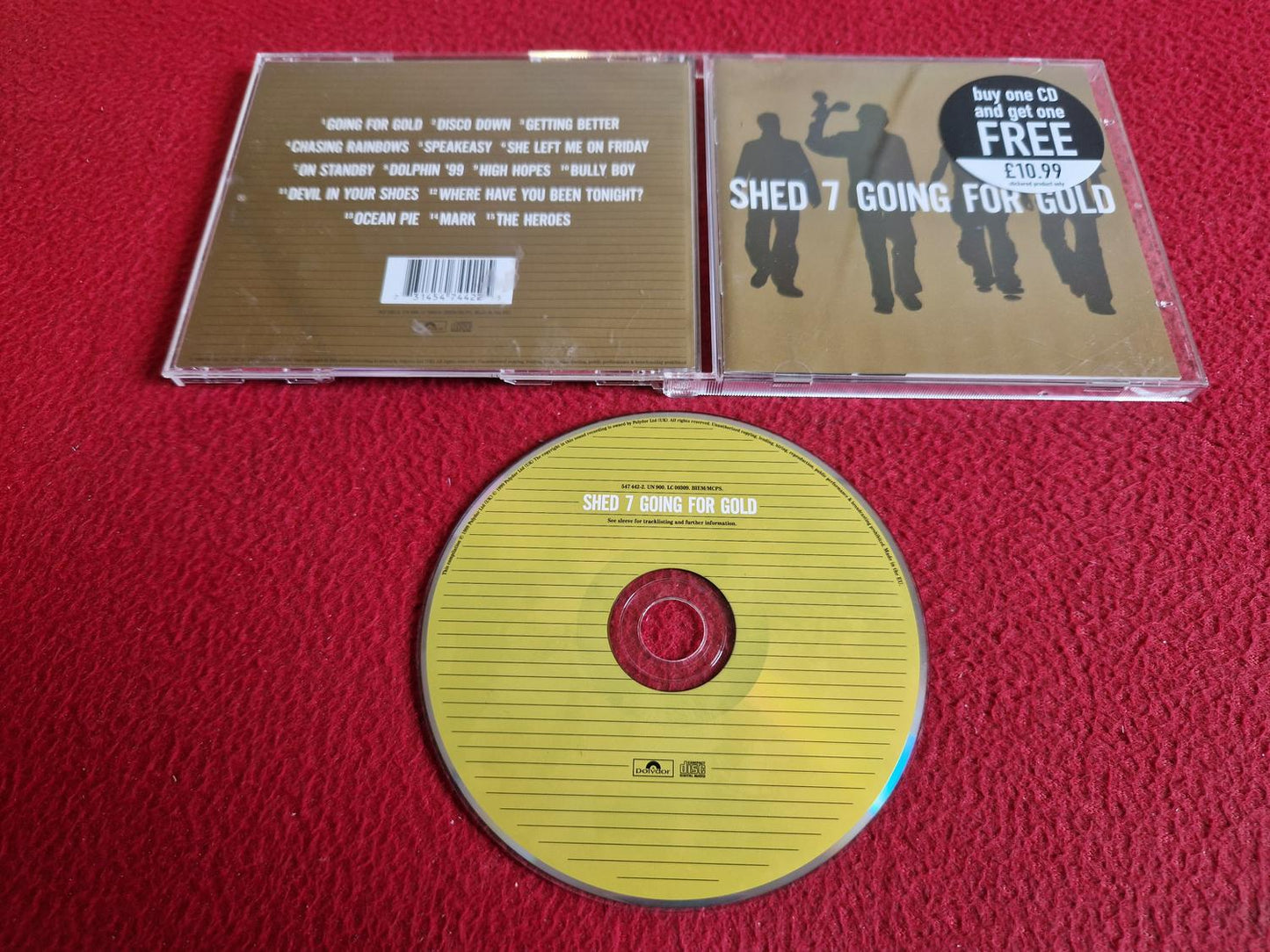 SHED 7 GOING FOR GOLD CD