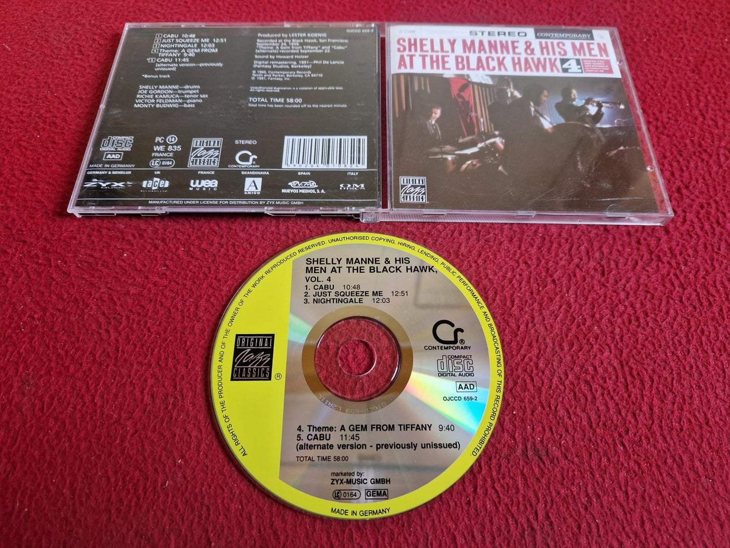 SHELLY MANNE & HIS MEN AT THE BLACH HAWK VOL. 4 CD