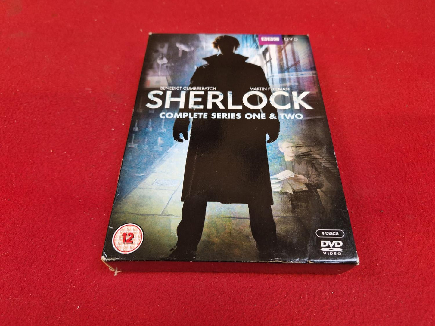SHERLOCK COMPLETE SERIES 1 & 2 BOX till DVD