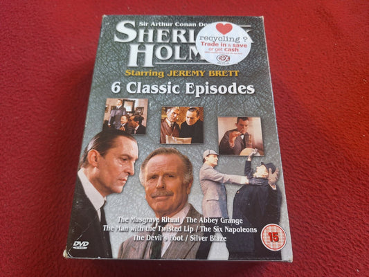 SHERLOCK HOLMES 6 CLASSIC EPISODES - THE MUSGRAVE RITUAL mfl BOX DVD