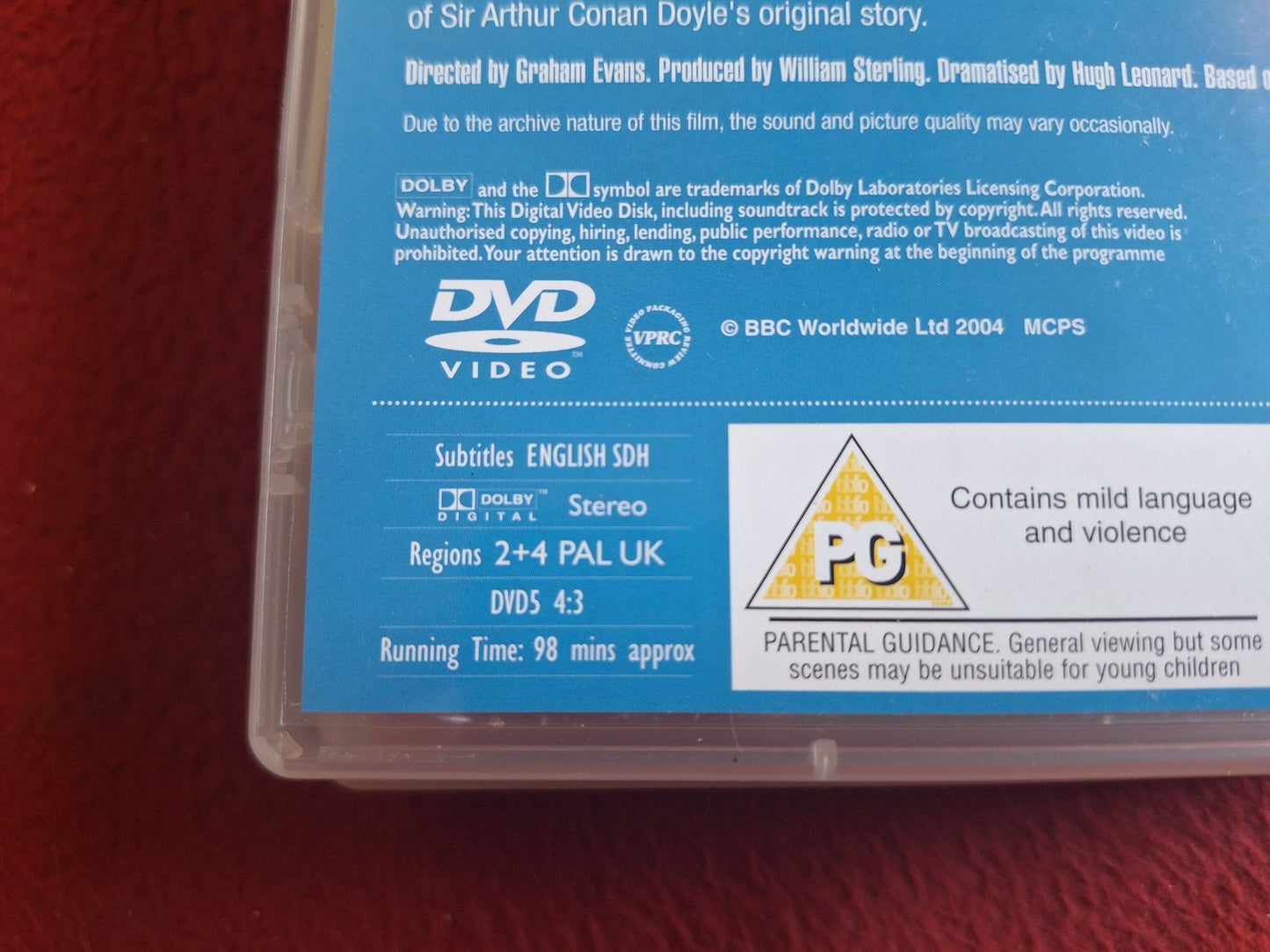 SHERLOCK HOLMES COLL - HOUND OF THE BASKERVILLES mfö BOX DVD