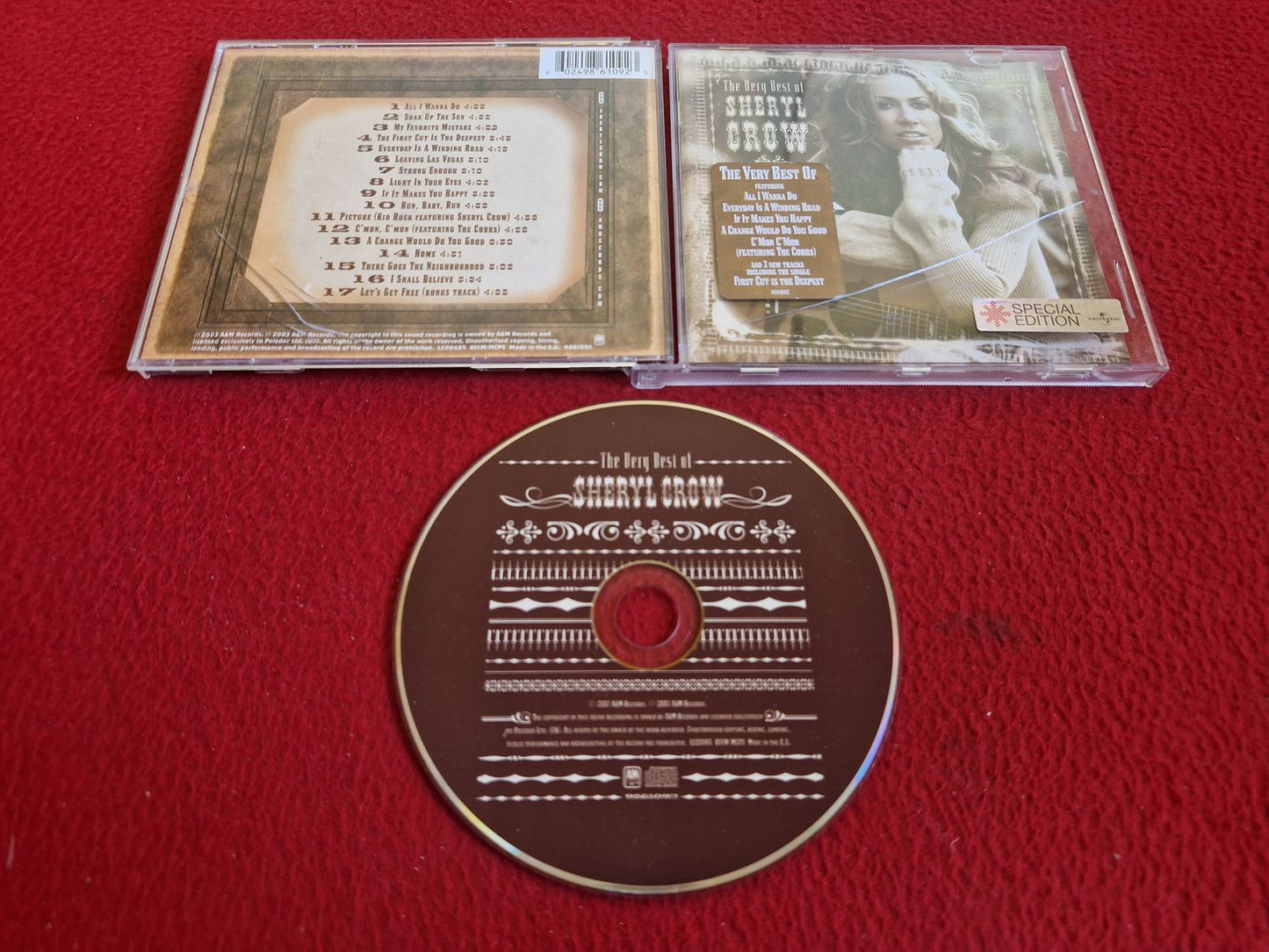 SHERYL CROW THE VERY BEST OF CD